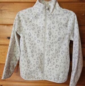 Wonder Nation Animal Print Fleece Jacket Girls 10/12